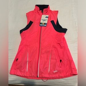 Neon Pink Brooks Running Vest